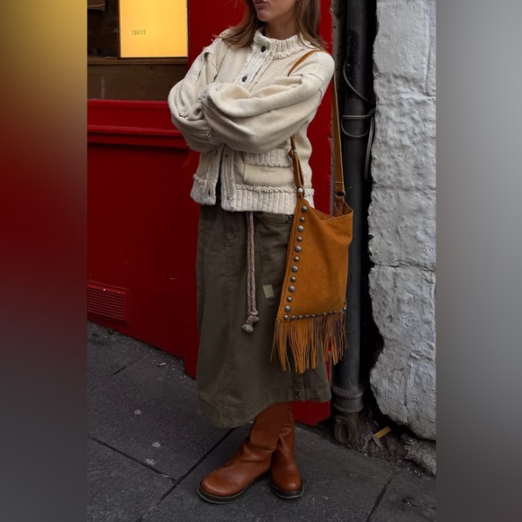 FREE PEOPLE We The Free Cute In This Cardigan Womens Size Small Ivory Chunky NWT - Picture 4 of 16